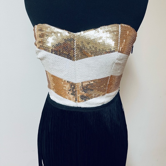 Sequin Mini Dress 2b by BEbE Size XS/0 - Picture 2 of 11